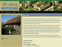 Tablet Screenshot of hofteputtens.be
